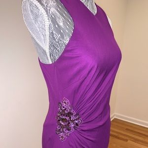 Formal dress with crystals